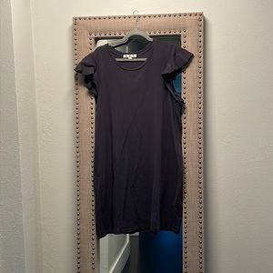 Amo black flutter dress